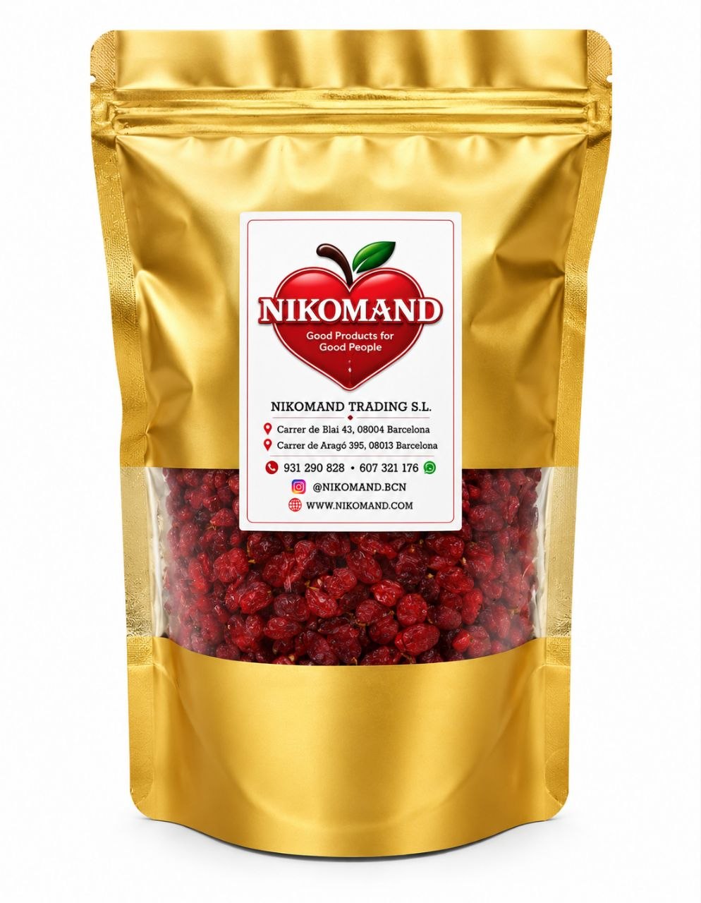Agracejo-Berberos-Berberis-Zereshg-Zereshk-150gr Supermercado irani Nikomand en Barcelona