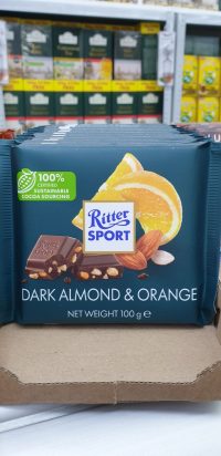 Ritter sport chocolate naranja