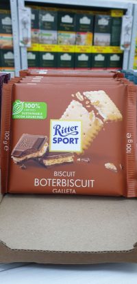 Ritter sport chocolate galleta