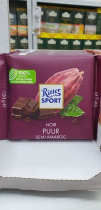 Ritter sport chocolate negro