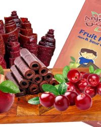 A Lavashak dried fruits leather one roll