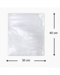 Saco plastico transparente blocado reciclada 30 x 40 cm 100 Unid. کیسه فریزری برای مواد غذایی