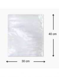 Saco plastico transparente blocado reciclada 30 x 40 cm 100 Unid. کیسه فریزری برای مواد غذایی